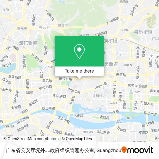 广东省公安厅境外非政府组织管理办公室 map