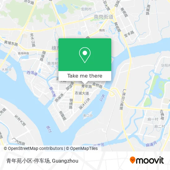 青年苑小区-停车场 map