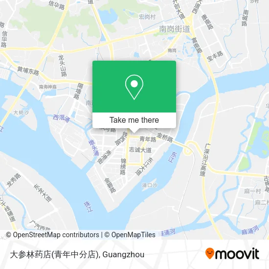 大参林药店(青年中分店) map