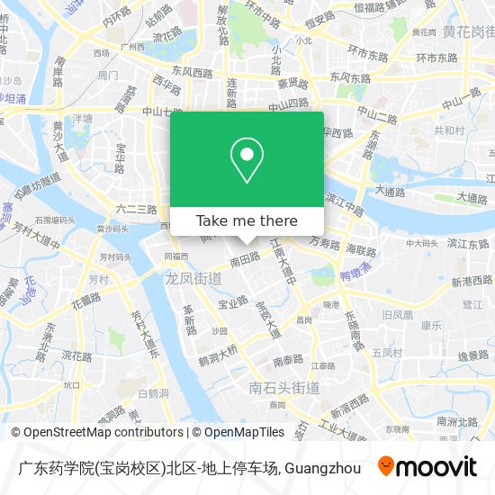 广东药学院(宝岗校区)北区-地上停车场 map