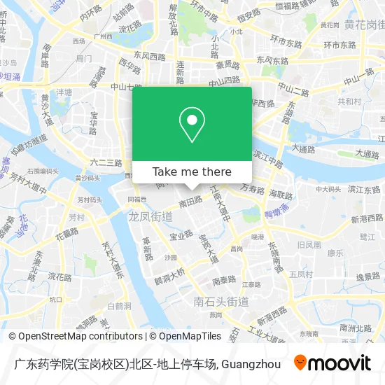 广东药学院(宝岗校区)北区-地上停车场 map