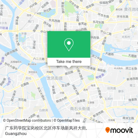 广东药学院宝岗校区北区停车场新凤祥大街 map