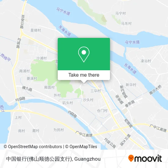 中国银行(佛山顺德公园支行) map