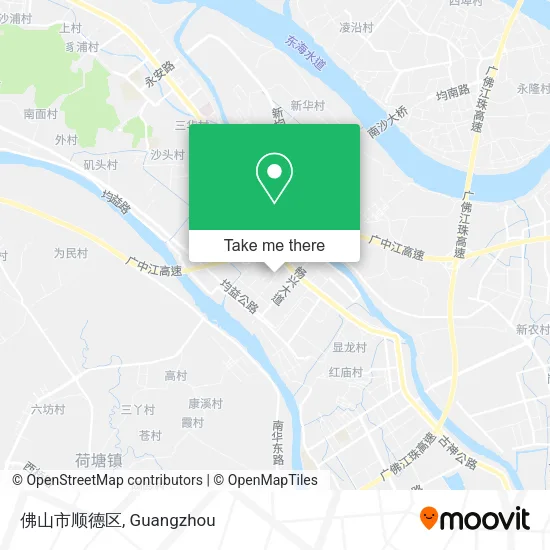 佛山市顺德区 map