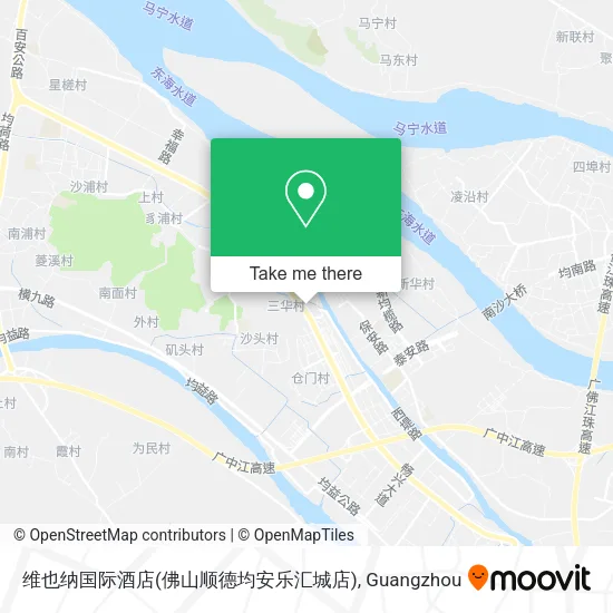 维也纳国际酒店(佛山顺德均安乐汇城店) map