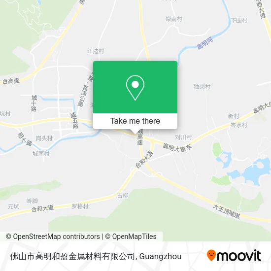 佛山市高明和盈金属材料有限公司 map