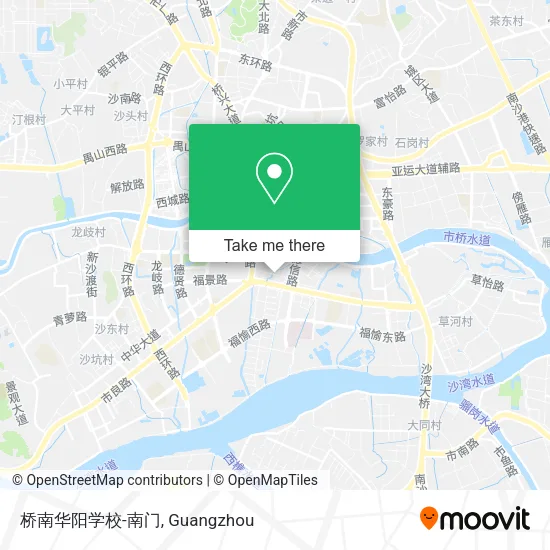 桥南华阳学校-南门 map