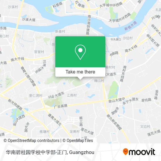 华南碧桂园学校中学部-正门 map