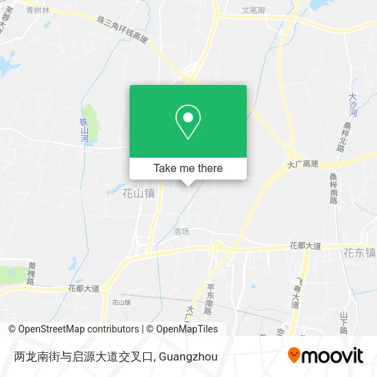 两龙南街与启源大道交叉口 map