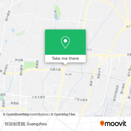 恒冠创意园 map