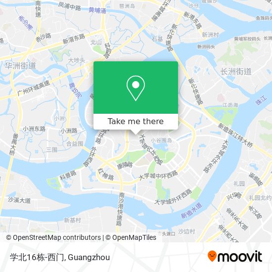 学北16栋-西门 map