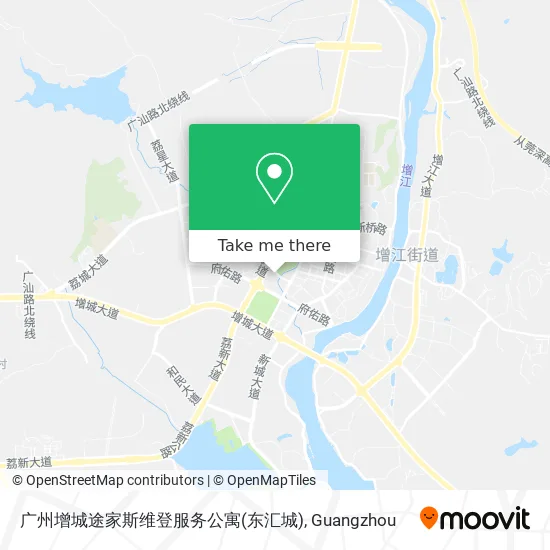 广州增城途家斯维登服务公寓(东汇城) map