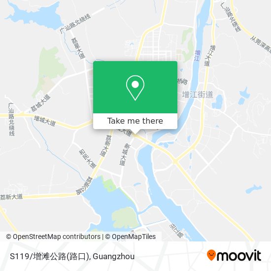S119/增滩公路(路口) map