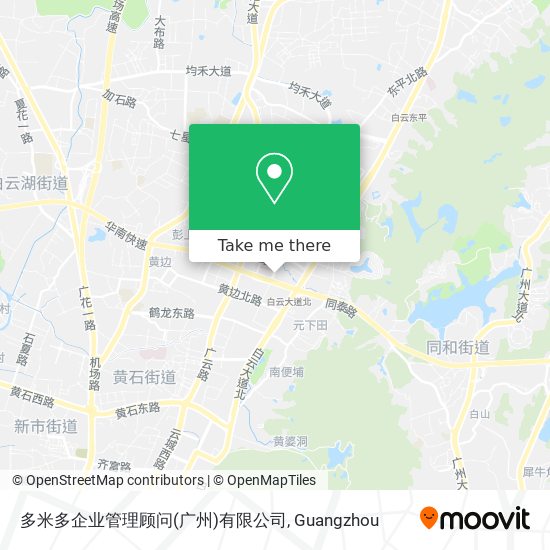 多米多企业管理顾问(广州)有限公司 map