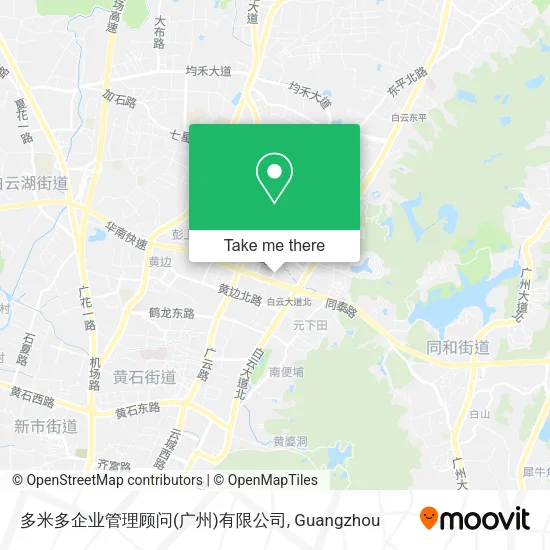 多米多企业管理顾问(广州)有限公司 map