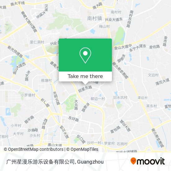 广州星漫乐游乐设备有限公司 map