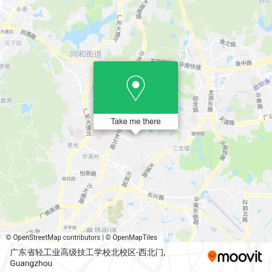 广东省轻工业高级技工学校北校区-西北门 map