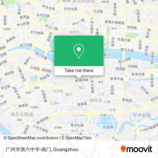 广州市第六中学-南门 map