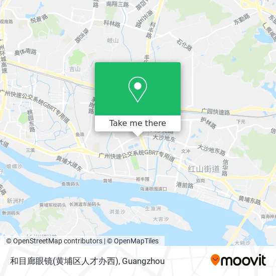 和目廊眼镜(黄埔区人才办西) map
