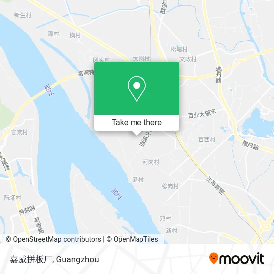 嘉威拼板厂 map