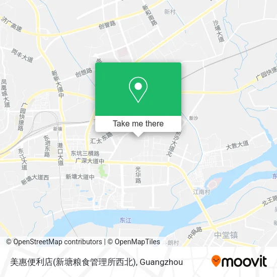 美惠便利店(新塘粮食管理所西北) map