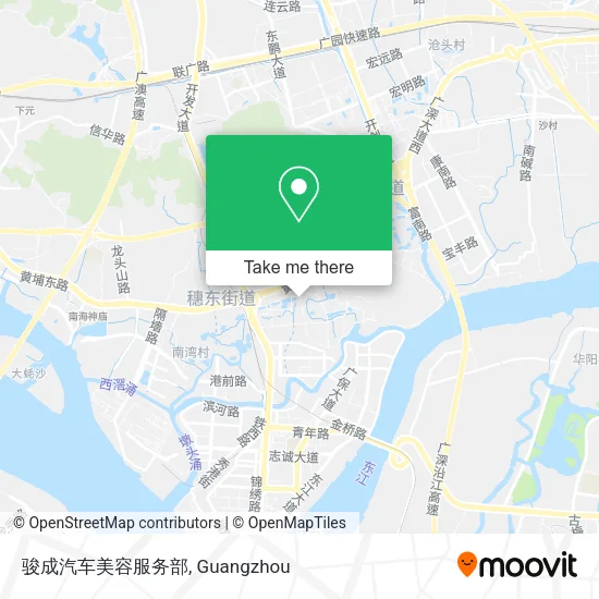 骏成汽车美容服务部 map