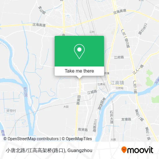小唐北路/江高高架桥(路口) map