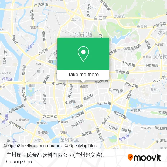 广州屈臣氏食品饮料有限公司(广州起义路) map