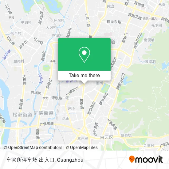 车管所停车场-出入口 map