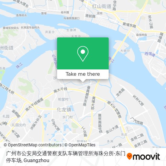 广州市公安局交通警察支队车辆管理所海珠分所-东门停车场 map