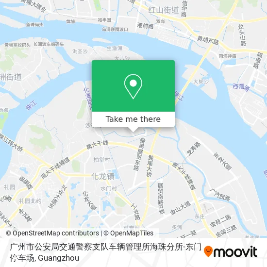 广州市公安局交通警察支队车辆管理所海珠分所-东门停车场 map