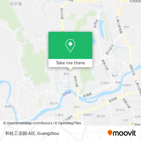 和桂工业园-A区 map