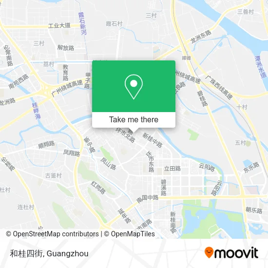 和桂四街 map