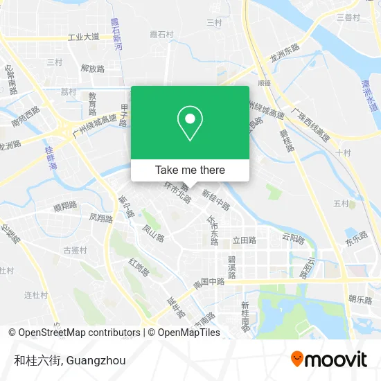 和桂六街 map