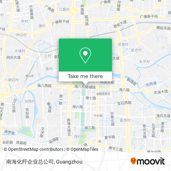 南海化纤企业总公司 map