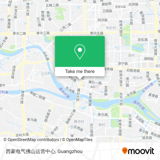 西蒙电气佛山运营中心 map