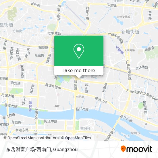 东岳财富广场-西南门 map