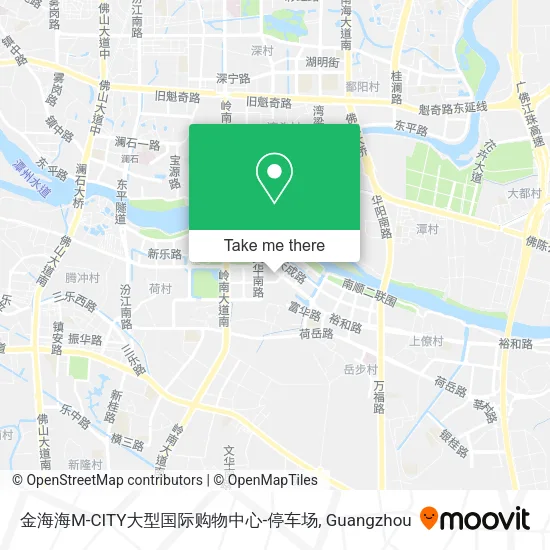 金海海M-CITY大型国际购物中心-停车场 map