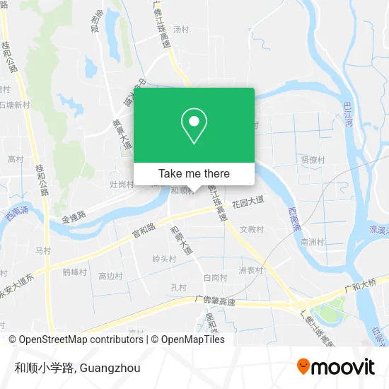 和顺小学路 map
