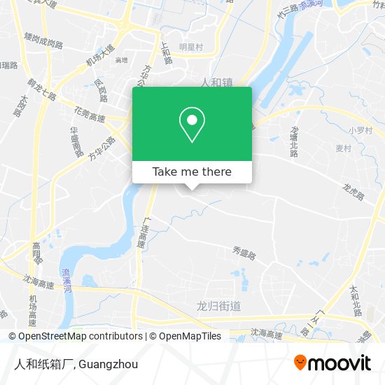 人和纸箱厂 map