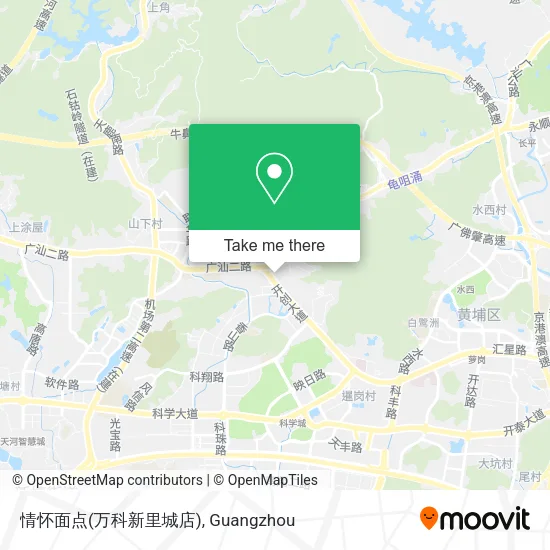 情怀面点(万科新里城店) map