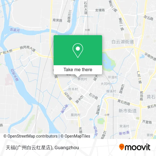天福(广州白云红星店) map