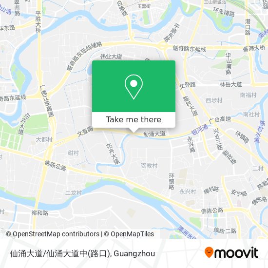 仙涌大道/仙涌大道中(路口) map