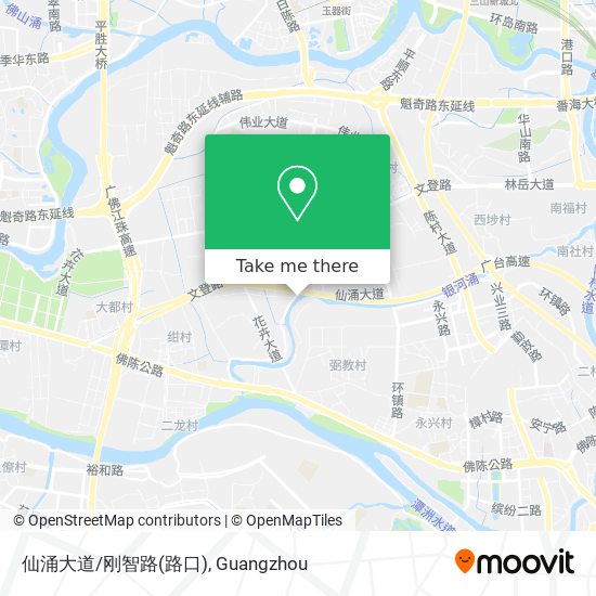 仙涌大道/刚智路(路口) map