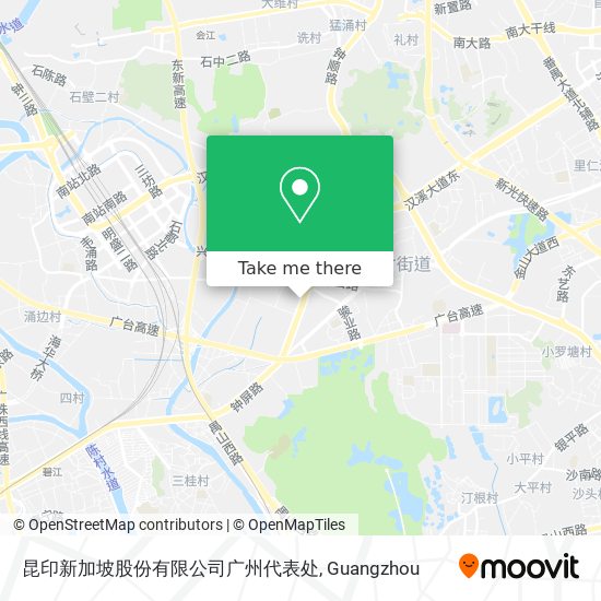 昆印新加坡股份有限公司广州代表处 map