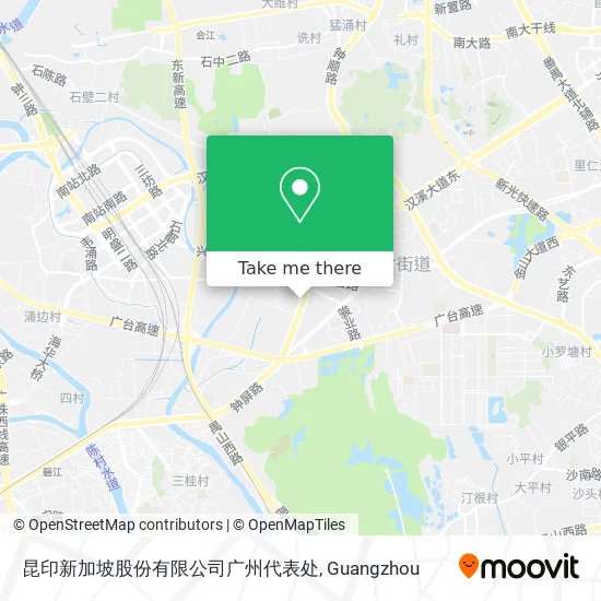 昆印新加坡股份有限公司广州代表处 map
