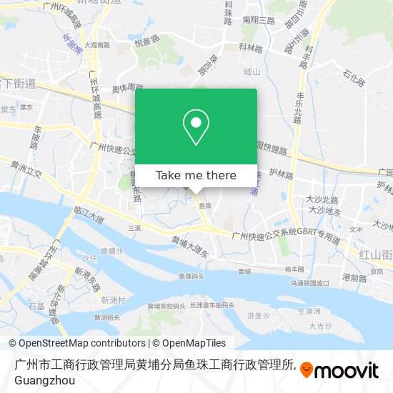 广州市工商行政管理局黄埔分局鱼珠工商行政管理所 map