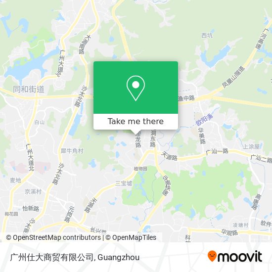 广州仕大商贸有限公司 map