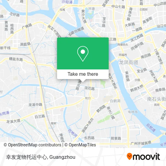 幸发宠物托运中心 map