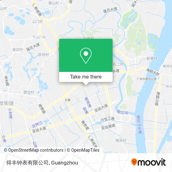 得丰钟表有限公司 map